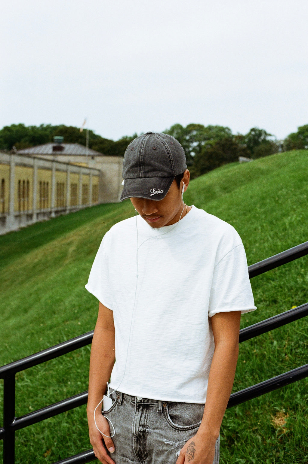 White Slub Tee