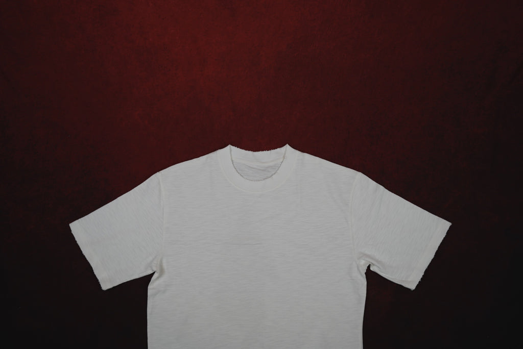 White Slub Tee