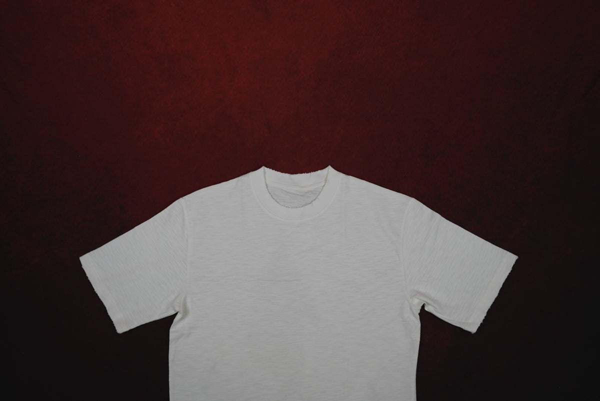 White Slub Tee