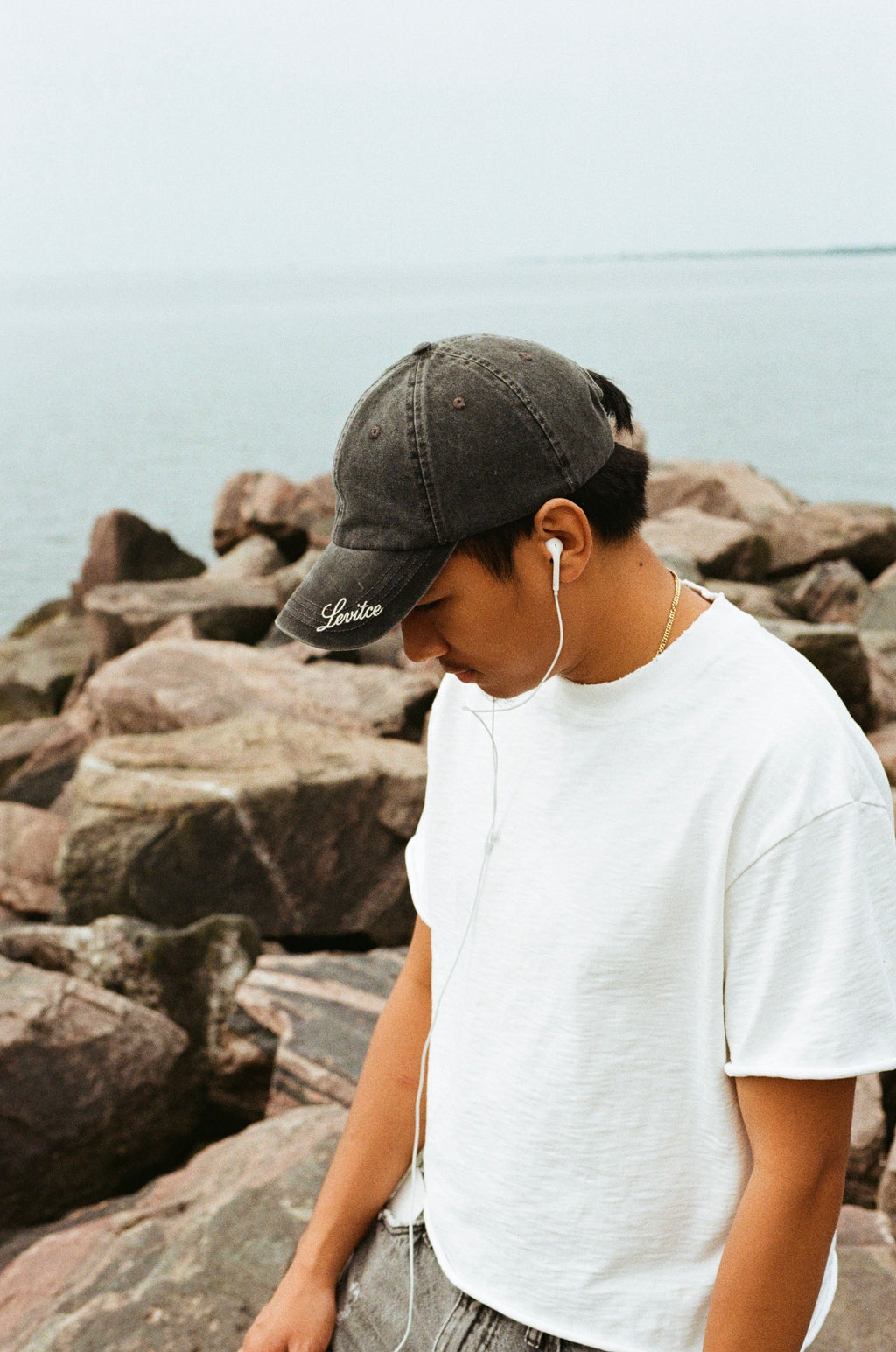 White Slub Tee