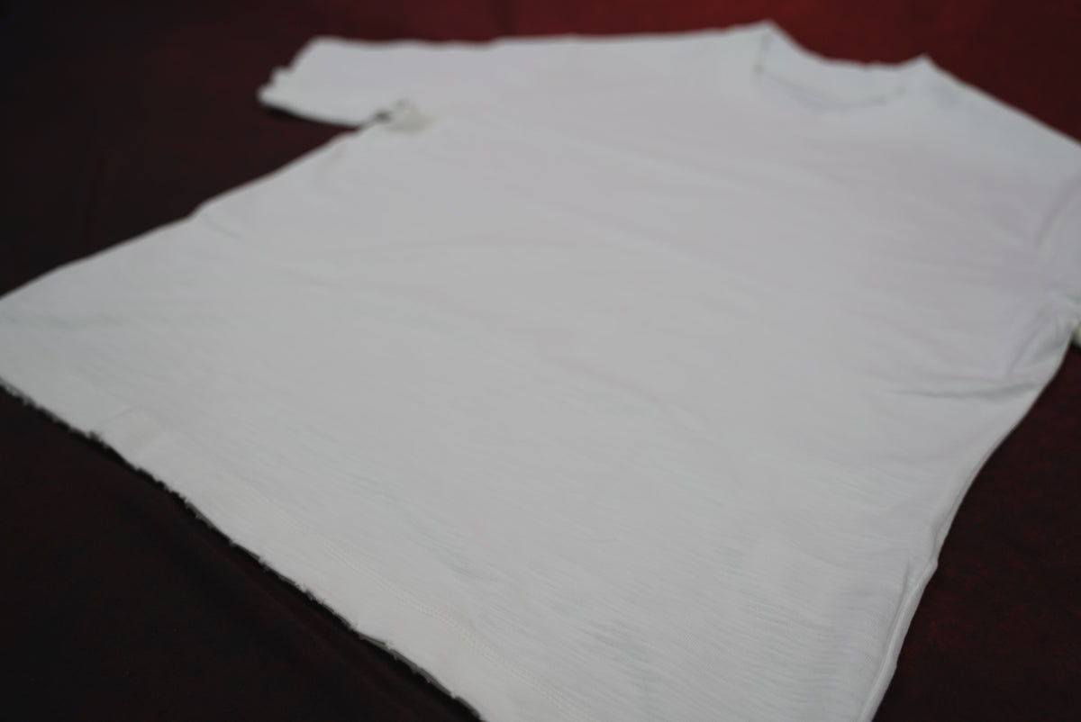 White Slub Tee