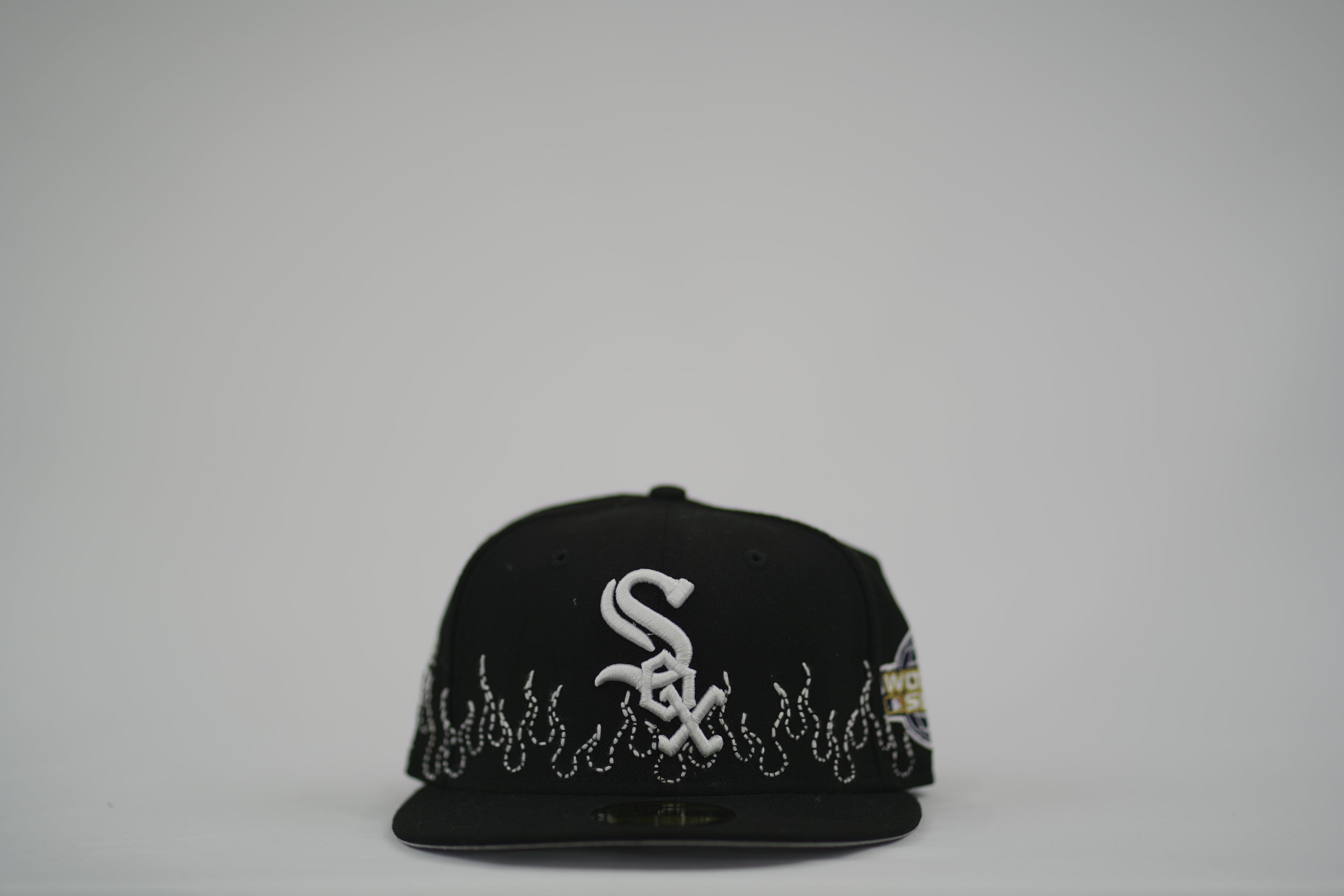 Chicago White Sox Flame Sashiko Fitted Hat 7 1/4
