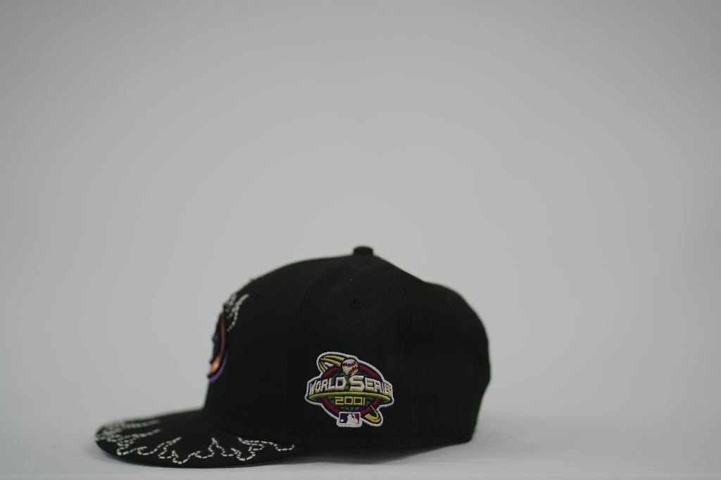 Arizona Diamondbacks Flame Sashiko Fitted Hat 7 1/4