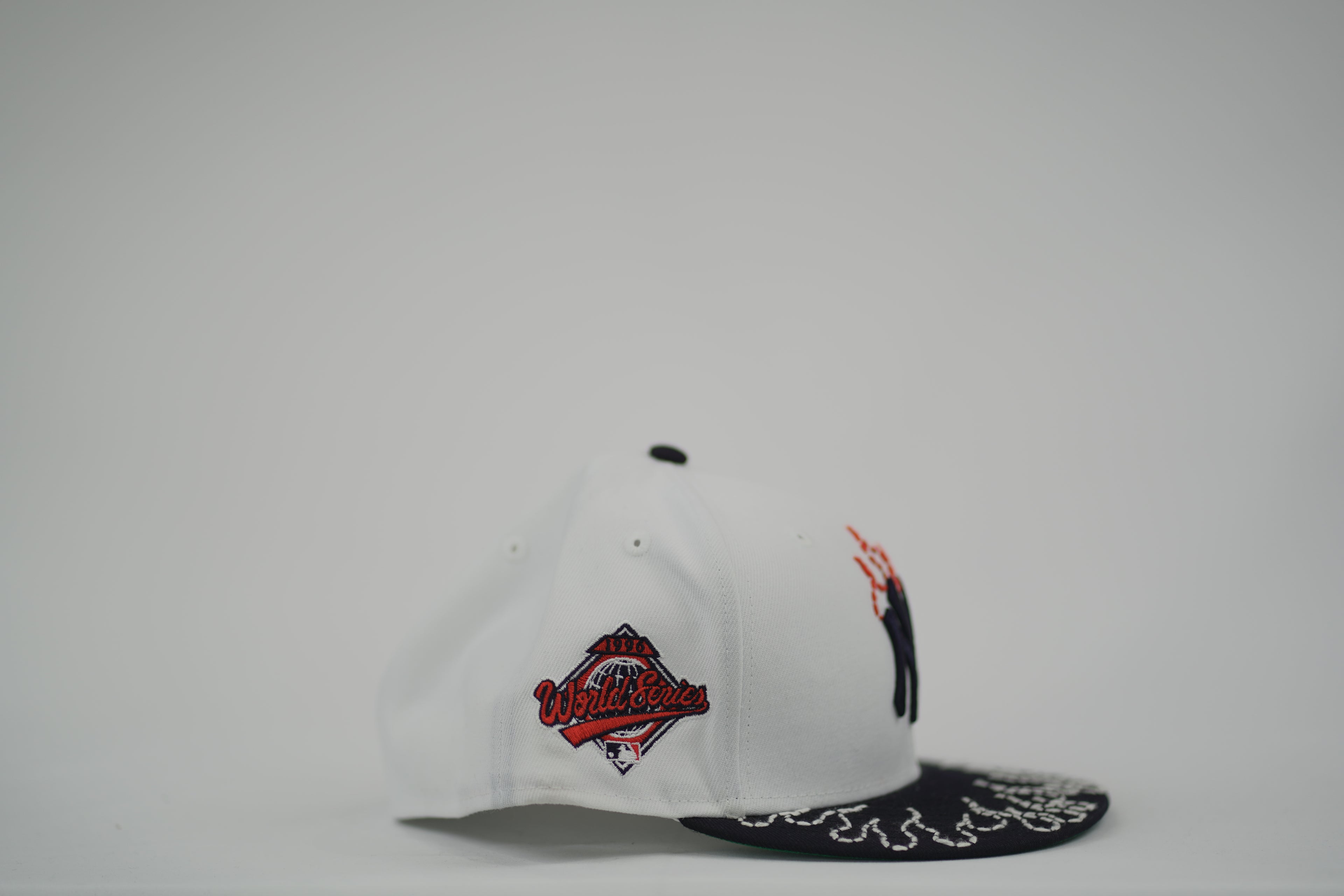 New York Yankees Flame Sashiko Fitted Hat 7 5/8