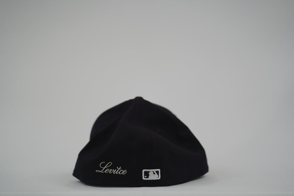 Atlanta Braves Flame Sashiko Fitted Hat 7 1/2