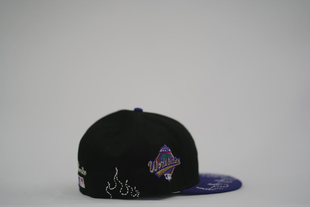 Toronto Blue Jays Flame Sashiko Fitted Hat 7 5/8