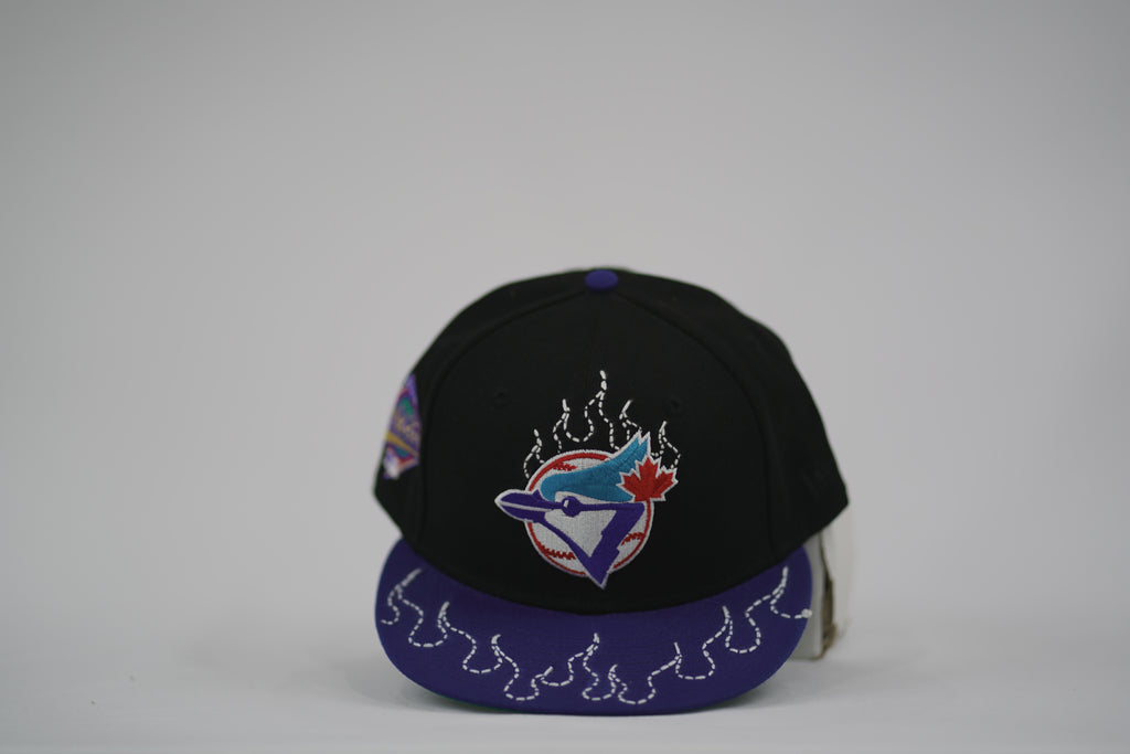 Toronto Blue Jays Flame Sashiko Fitted Hat 7 5/8