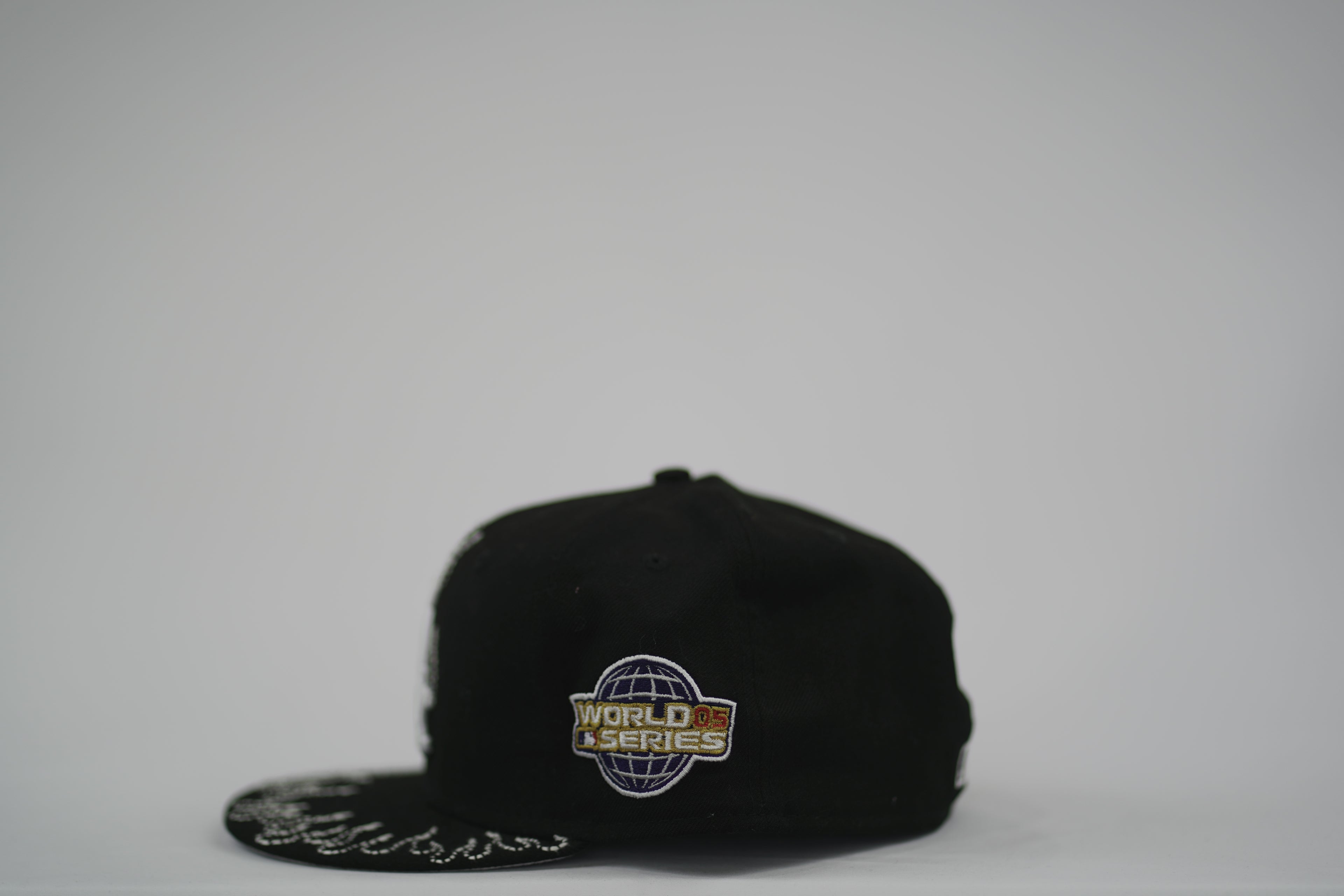 Chicago White Sox Flame Sashiko Fitted Hat 7 5/8