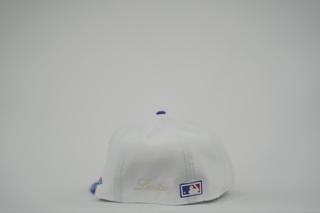 Atlanta Braves Flame Sashiko Fitted Hat 7 1/4