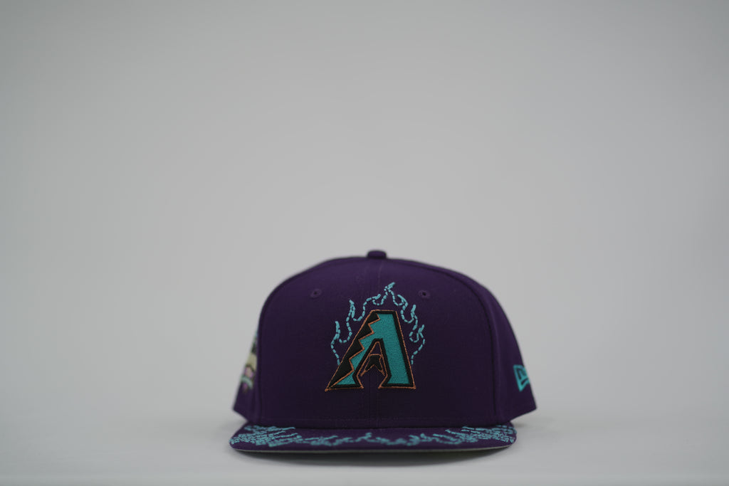Arizona Diamondbacks Flame Sashiko Fitted Hat 7 3/4