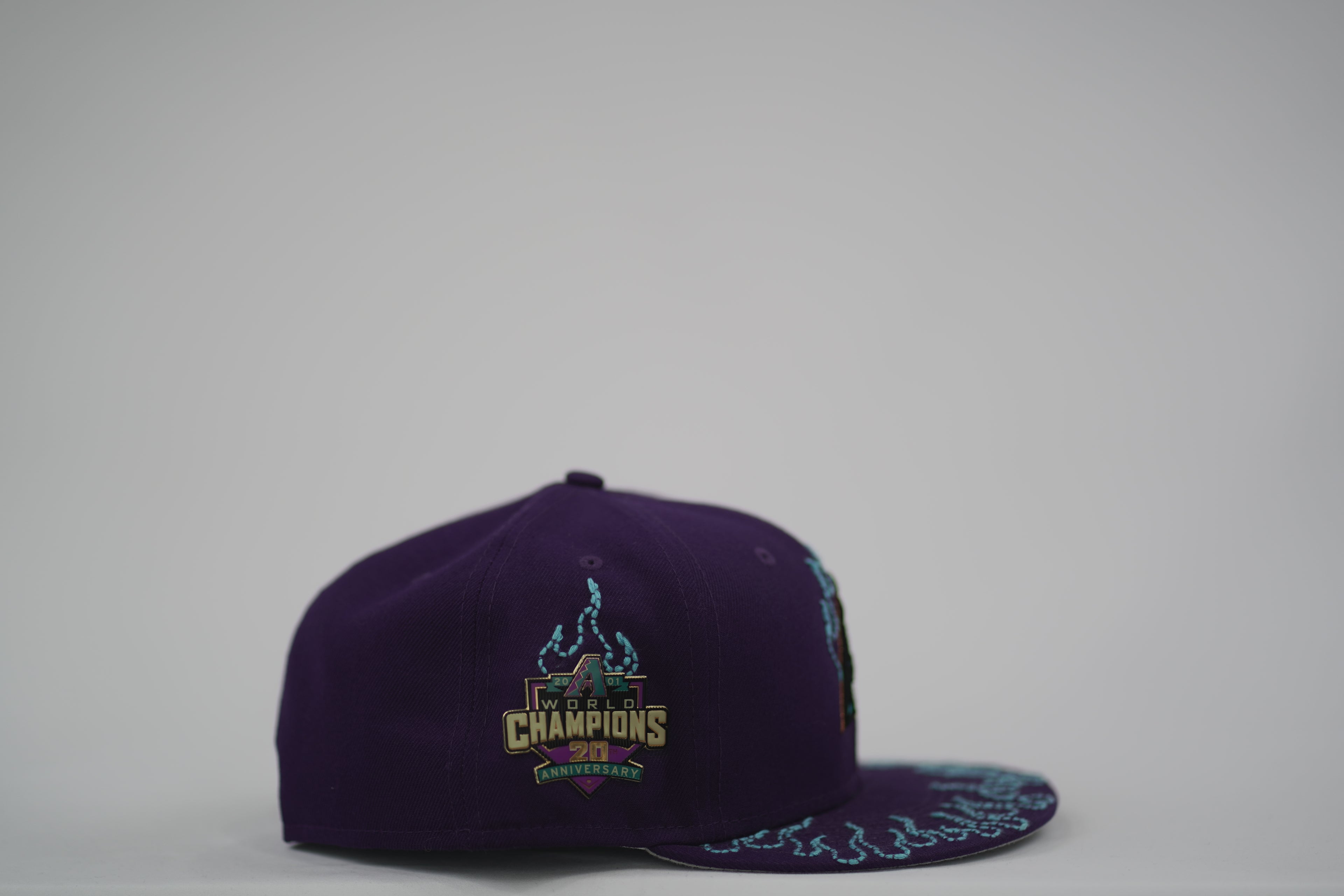 Arizona Diamondbacks Flame Sashiko Fitted Hat 7 3/4