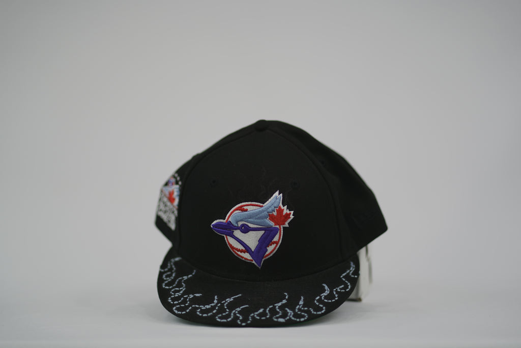 Toronto Blue Jays Flame Sashiko Fitted Hat 7 3/4