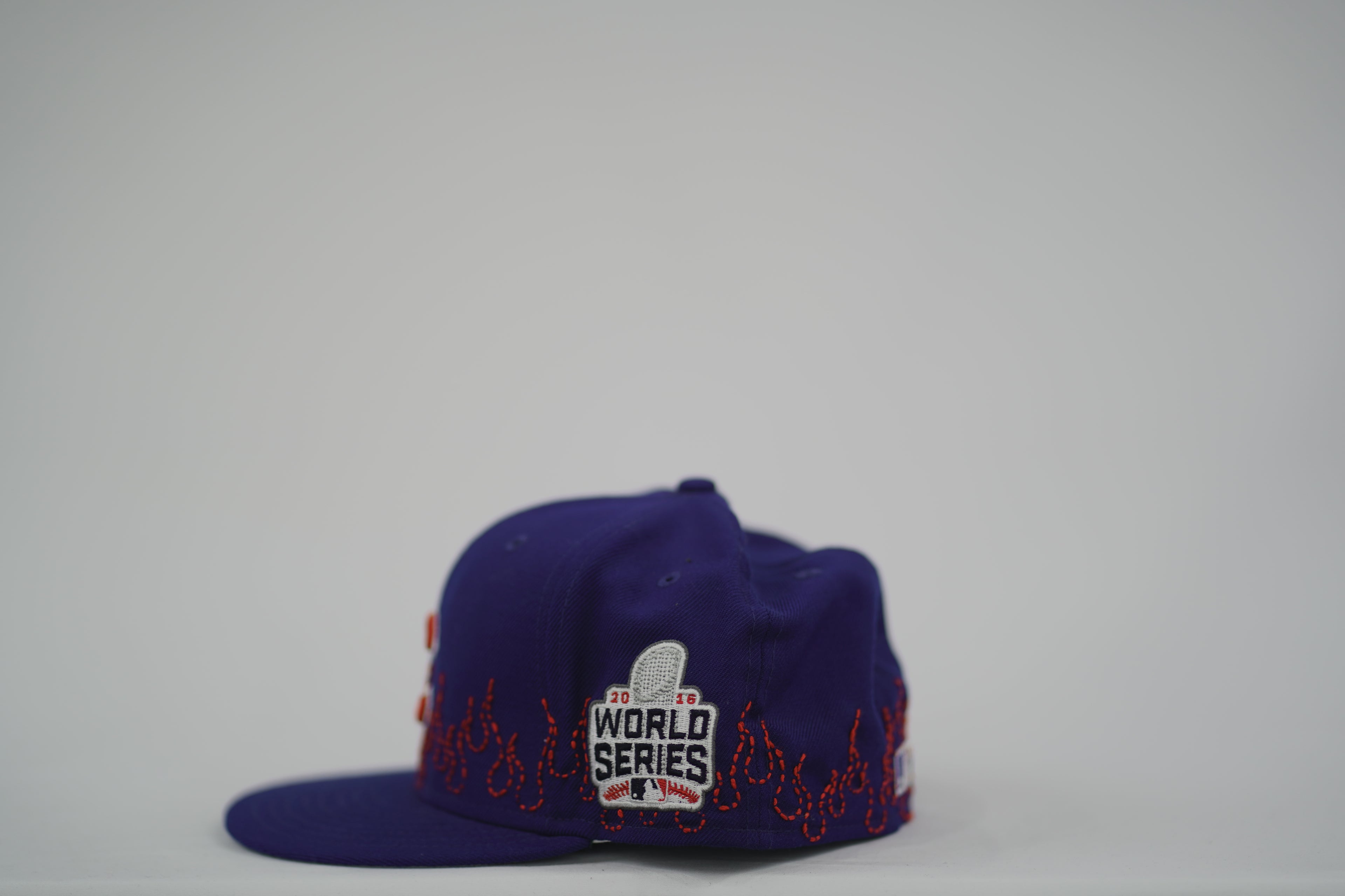 Chicago Cubs Flame Sashiko Fitted Hat 7 1/8