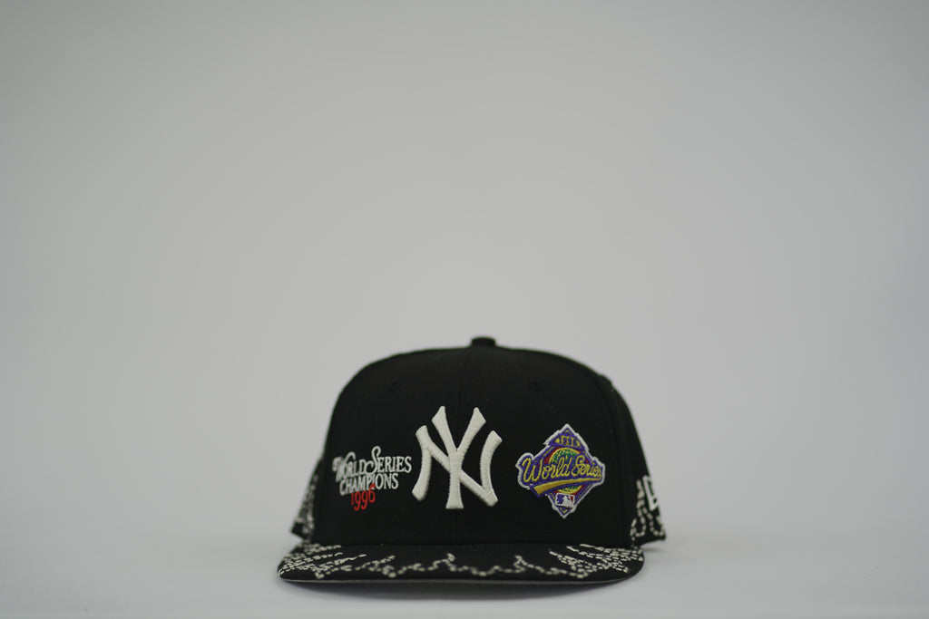 New York Yankees Flame Sashiko Fitted Hat 7