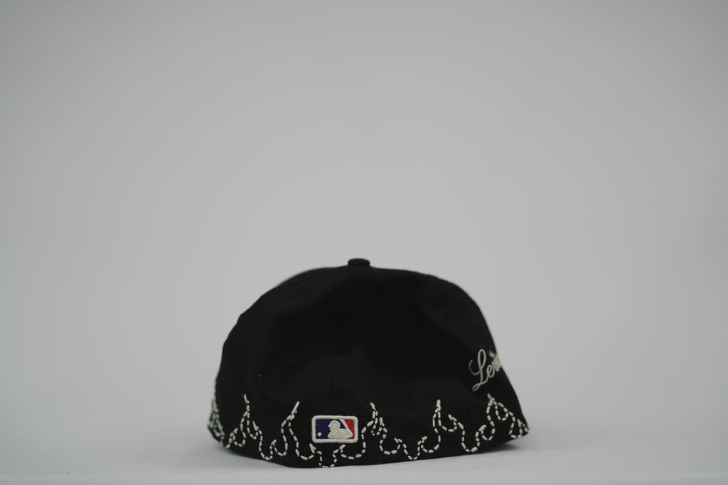 New York Yankees Flame Sashiko Fitted Hat 7