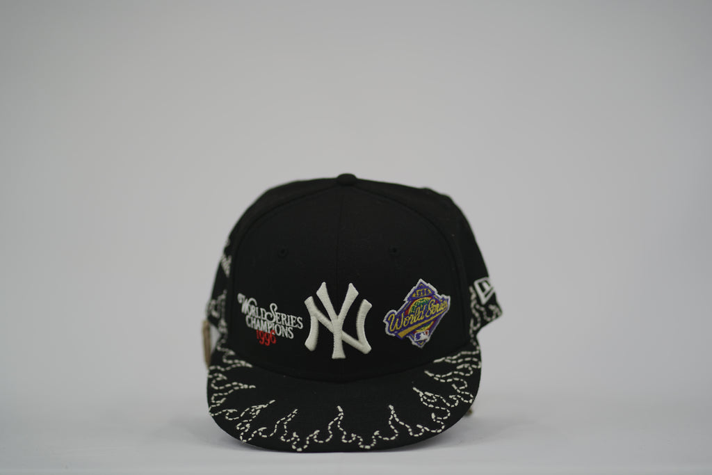 New York Yankees Flame Sashiko Fitted Hat 7