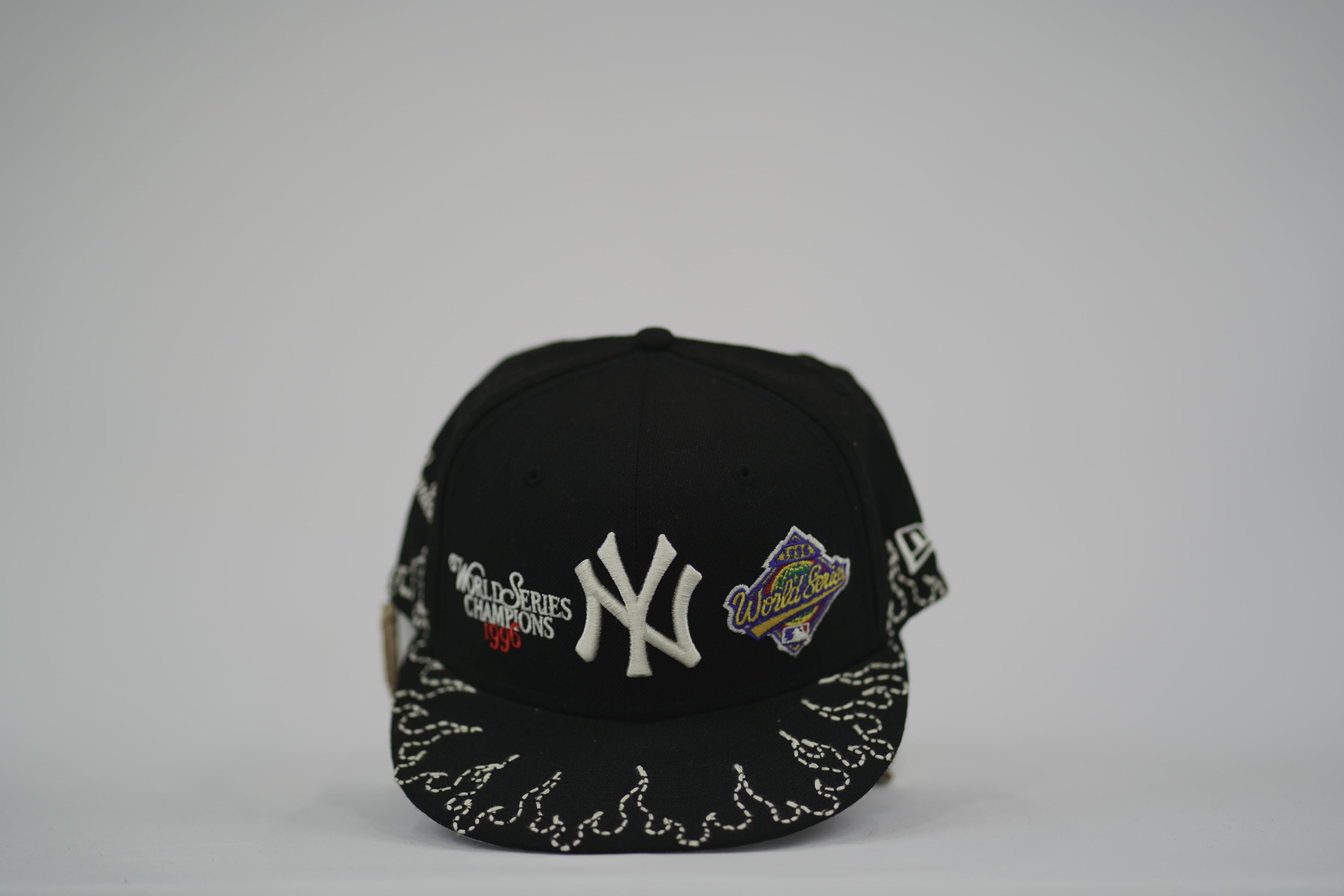 New York Yankees Flame Sashiko Fitted Hat 7