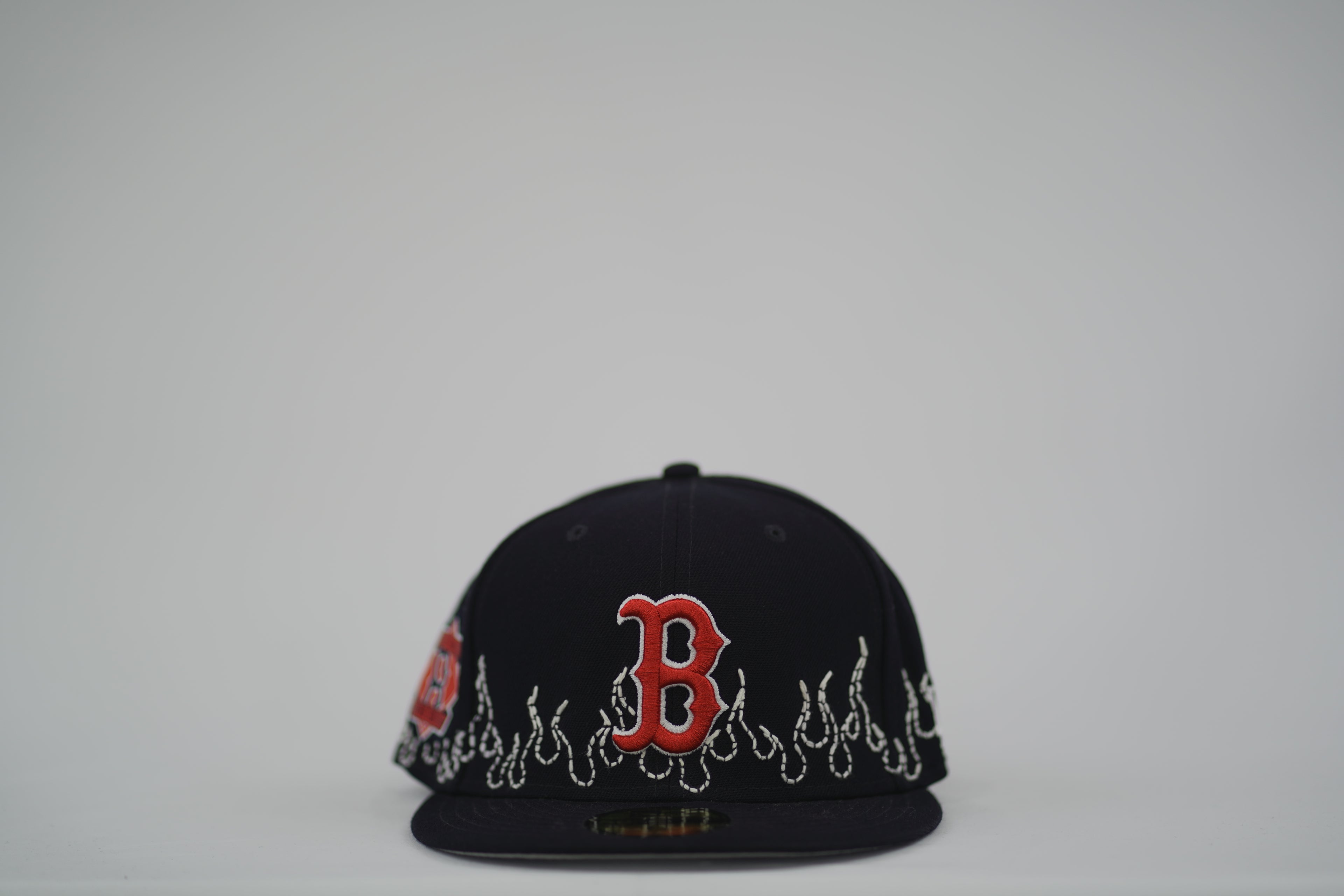 Boston Red Sox Flame Sashiko Fitted Hat 7 1/4