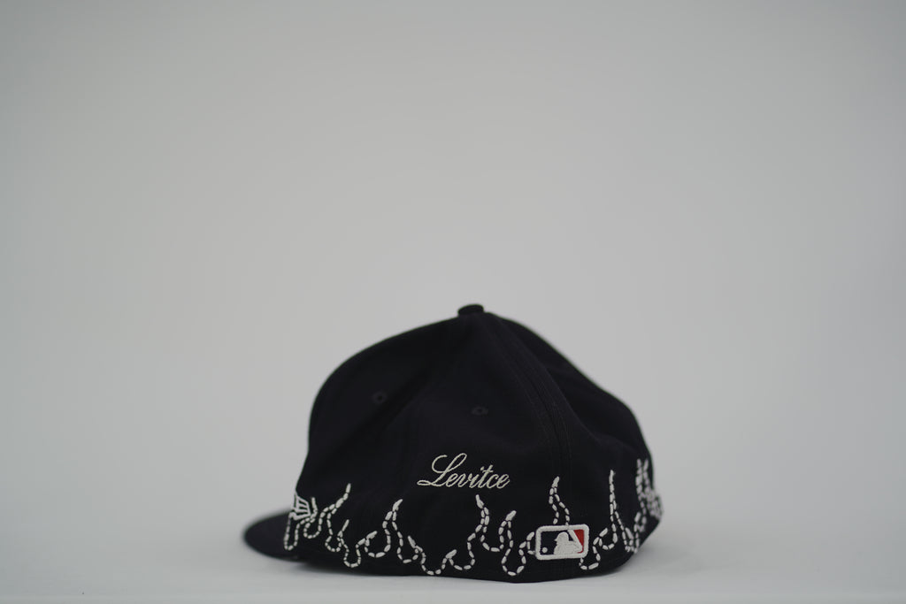 Boston Red Sox Flame Sashiko Fitted Hat 7 1/4