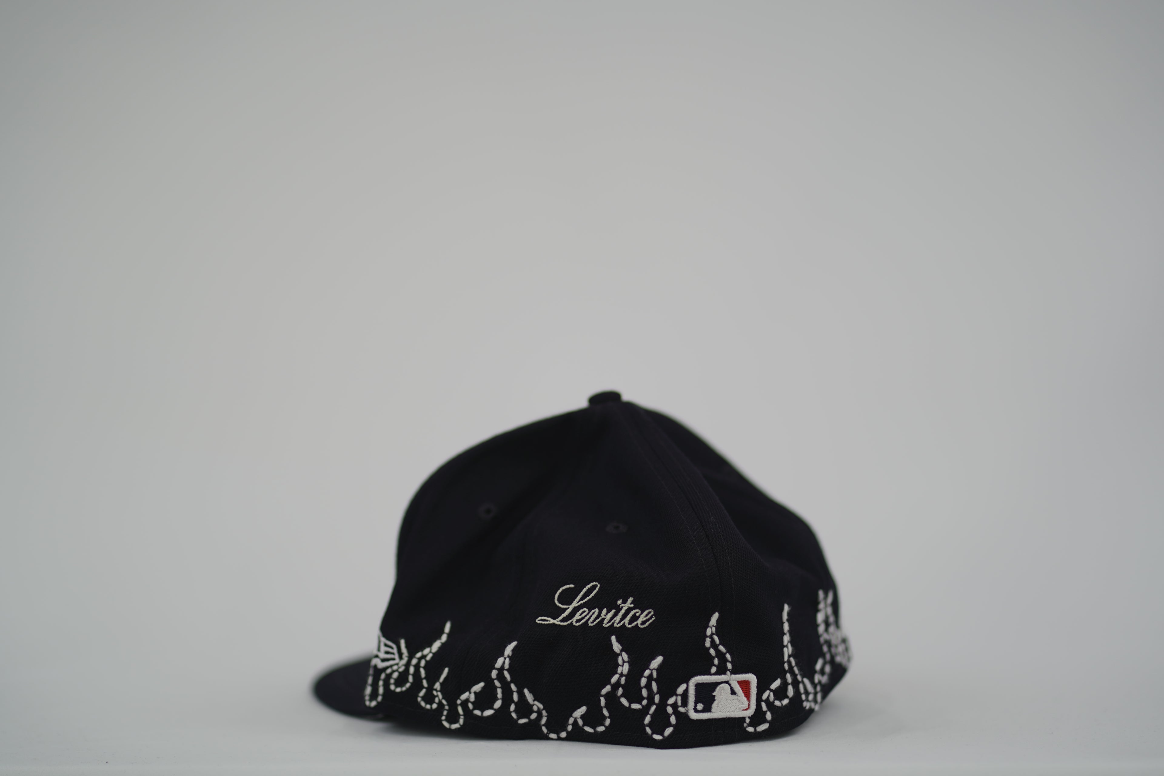 Boston Red Sox Flame Sashiko Fitted Hat 7 1/4