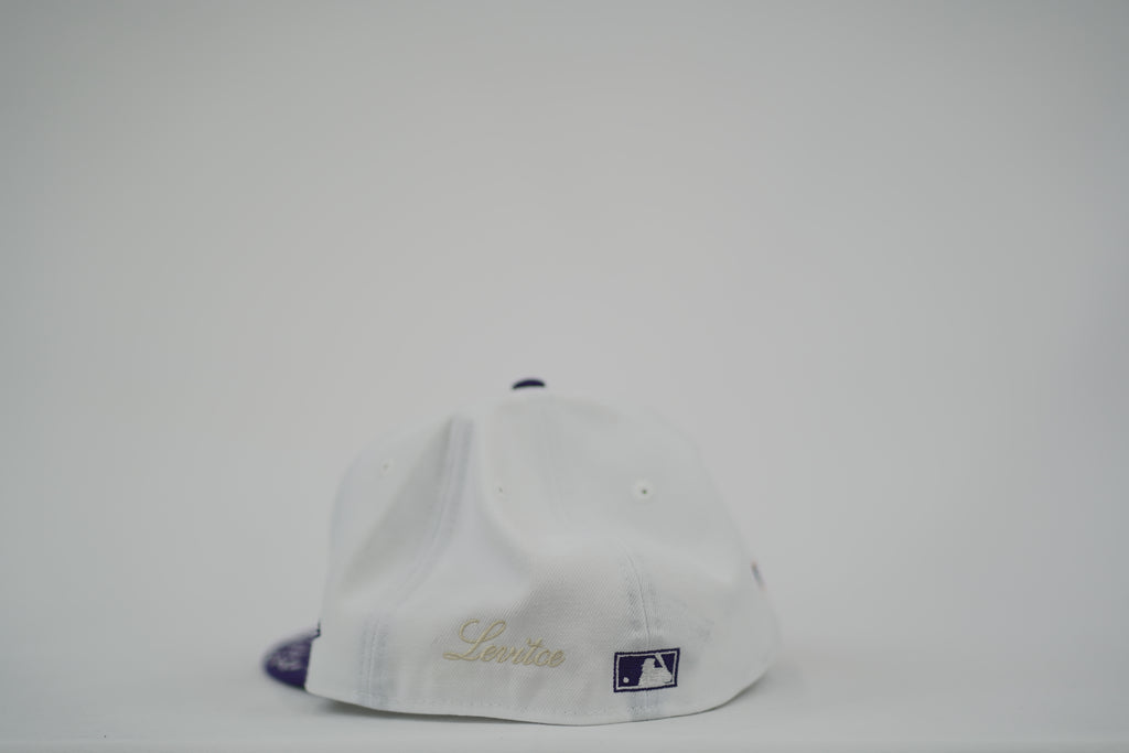 Los Angeles Dodgers Flame Sashiko Fitted Hat 7 1/2