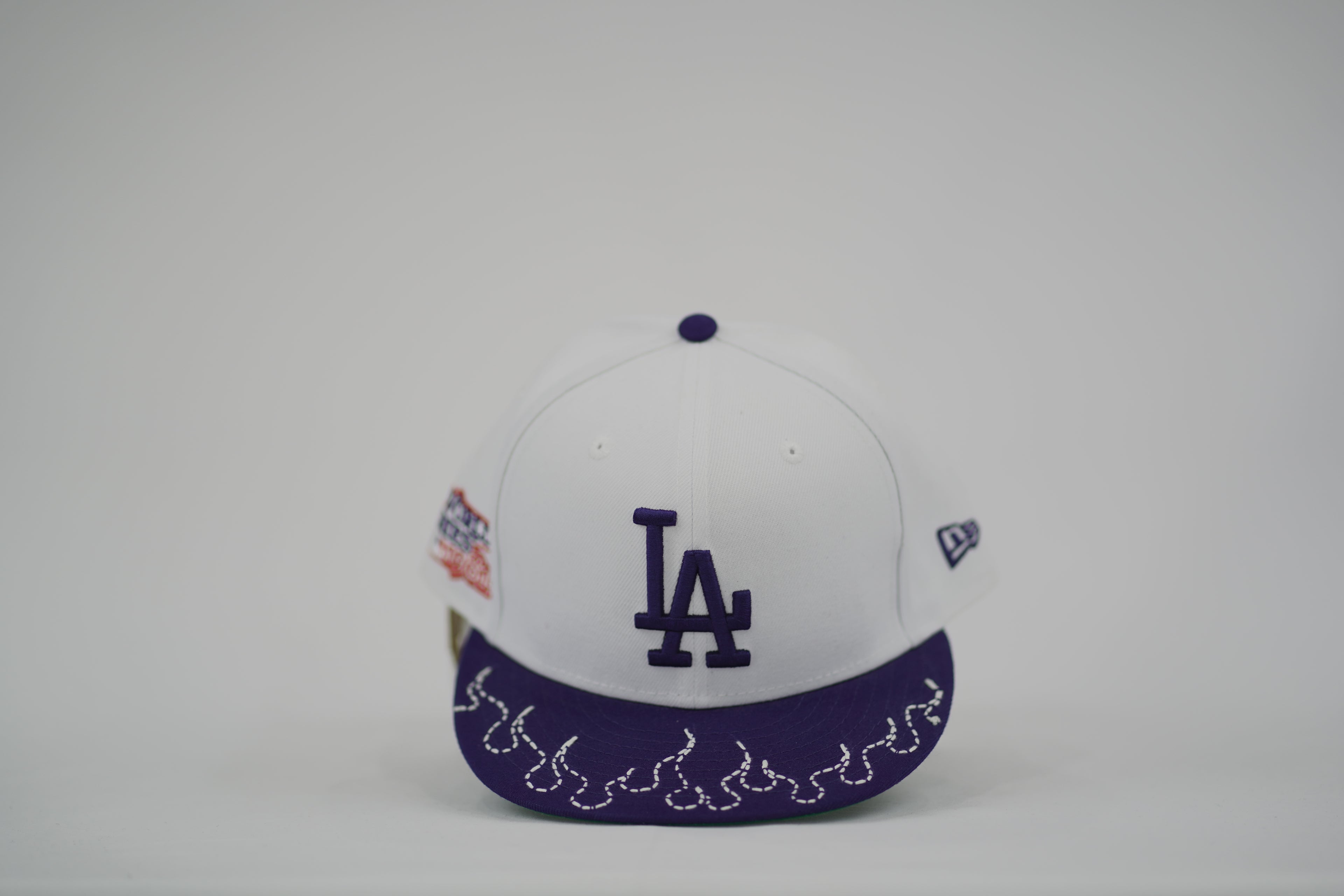 Los Angeles Dodgers Flame Sashiko Fitted Hat 7 1/2