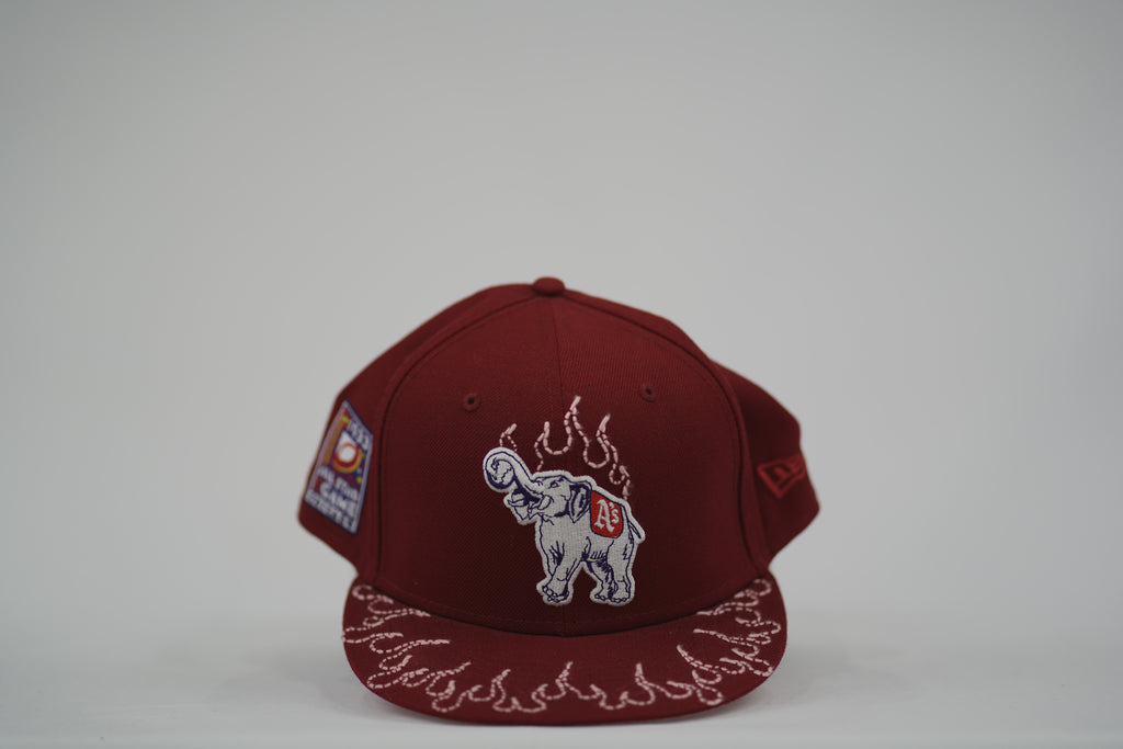 Athletics Flame Sashiko Fitted Hat 7 7/8