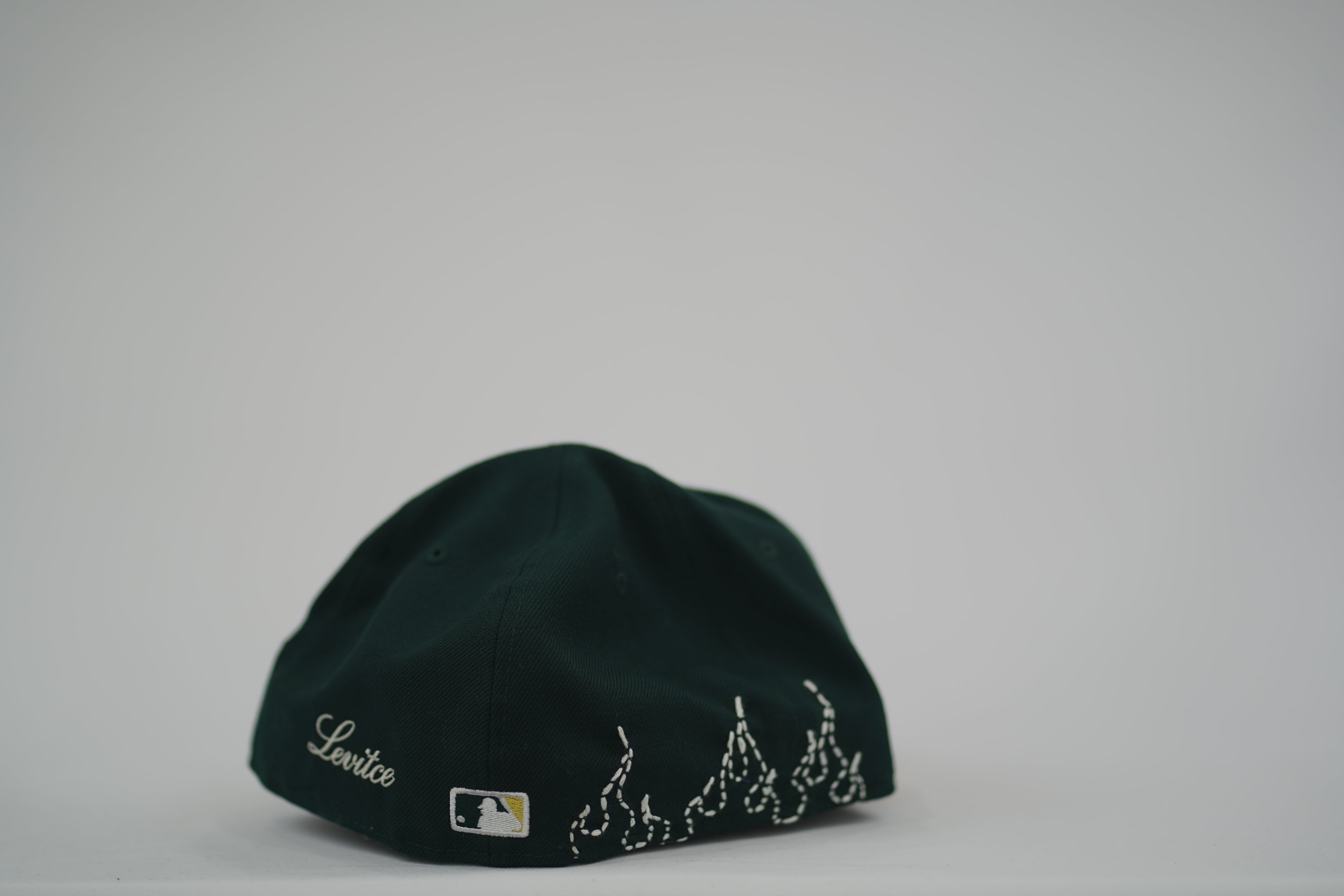 Oakland A's Flame Sashiko Fitted Hat 7 7/8