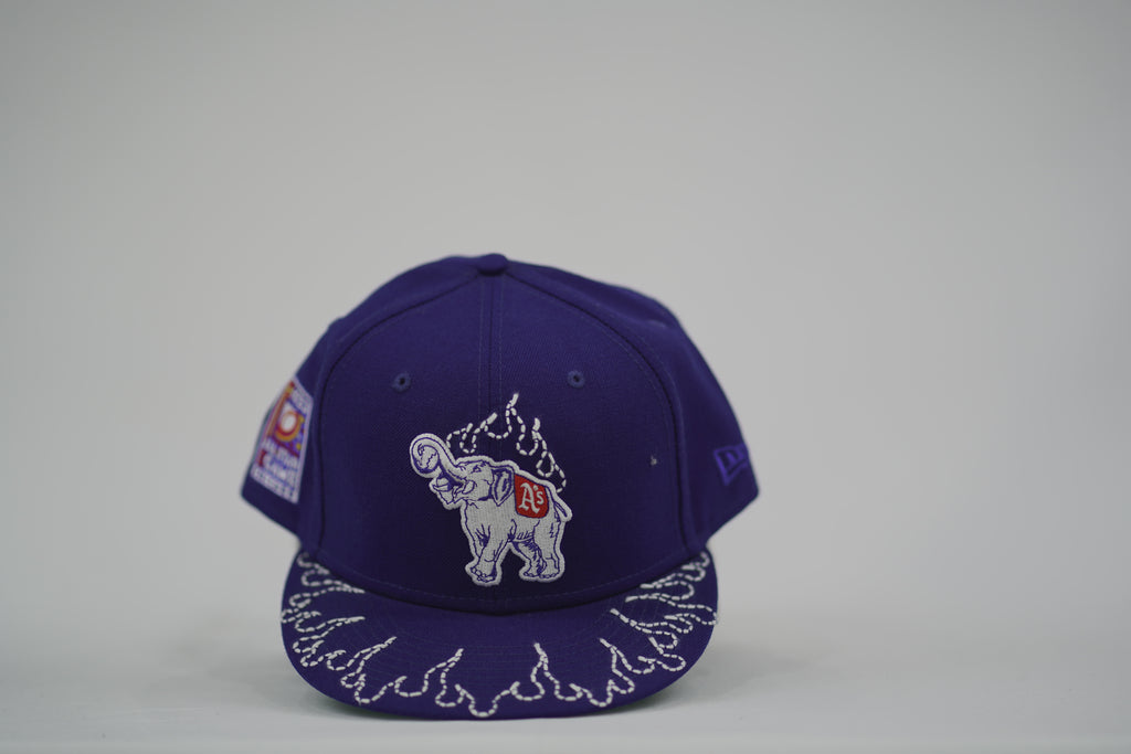 Athletics Flame Sashiko Fitted Hat 7 7/8