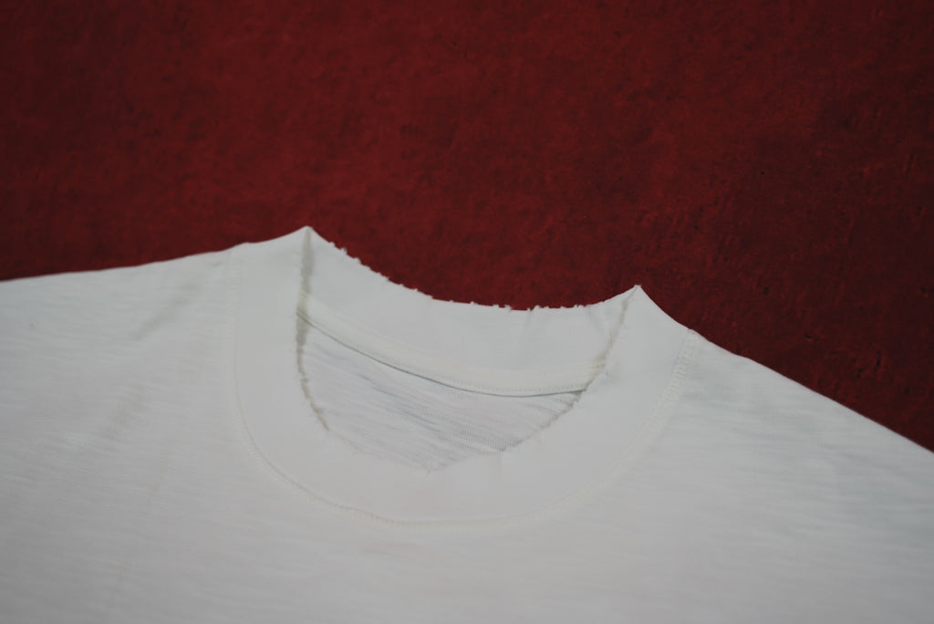 White Slub Tee